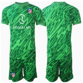 Atletico Madrid Målvakt Borta Kläder Barn 2024-25 Kortärmad (+ Korta byxor)